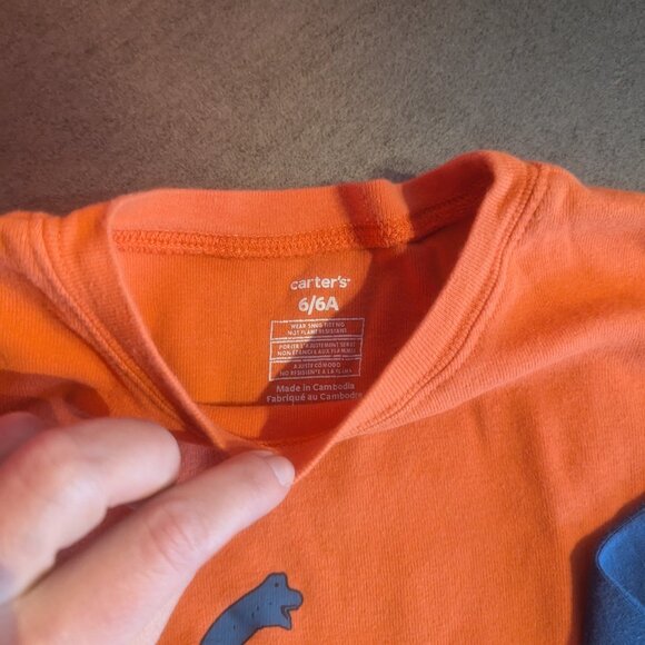 Bundle of Snug Fit PJ Tops - Shark and Dinos - Picture 4 of 6